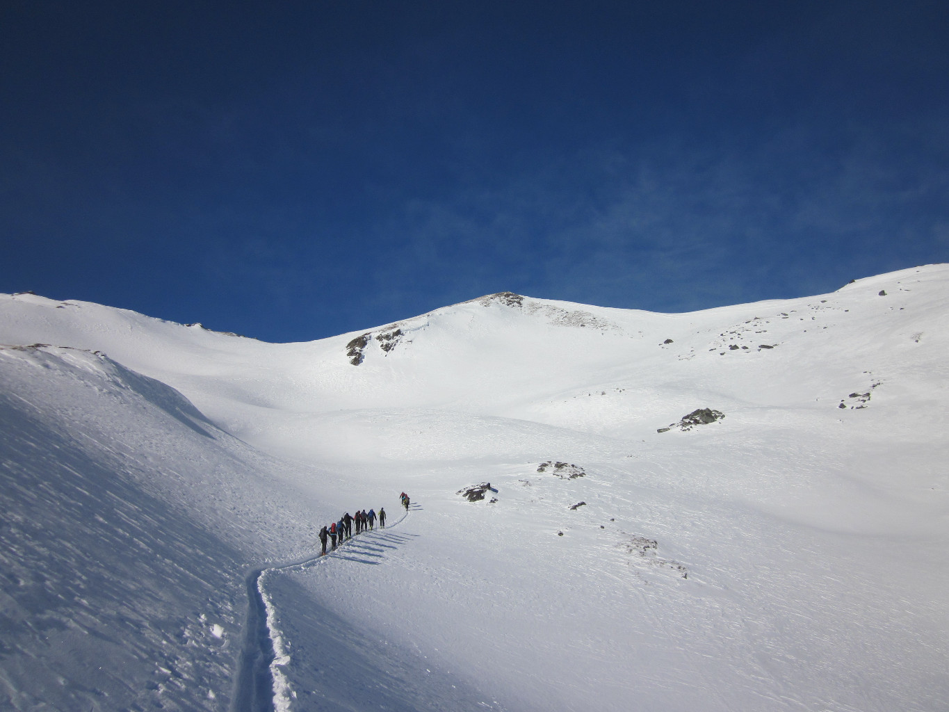 Montée à Meretschihorn