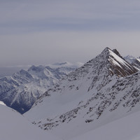 Pointe N de Belleface et le col des Orgères à son pied