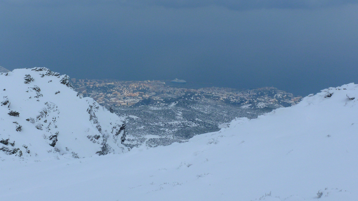 Bastia depuis le sommet