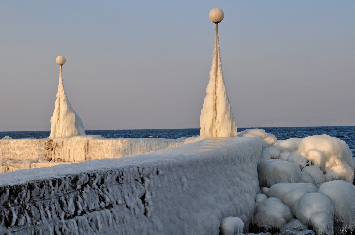 statues de glace