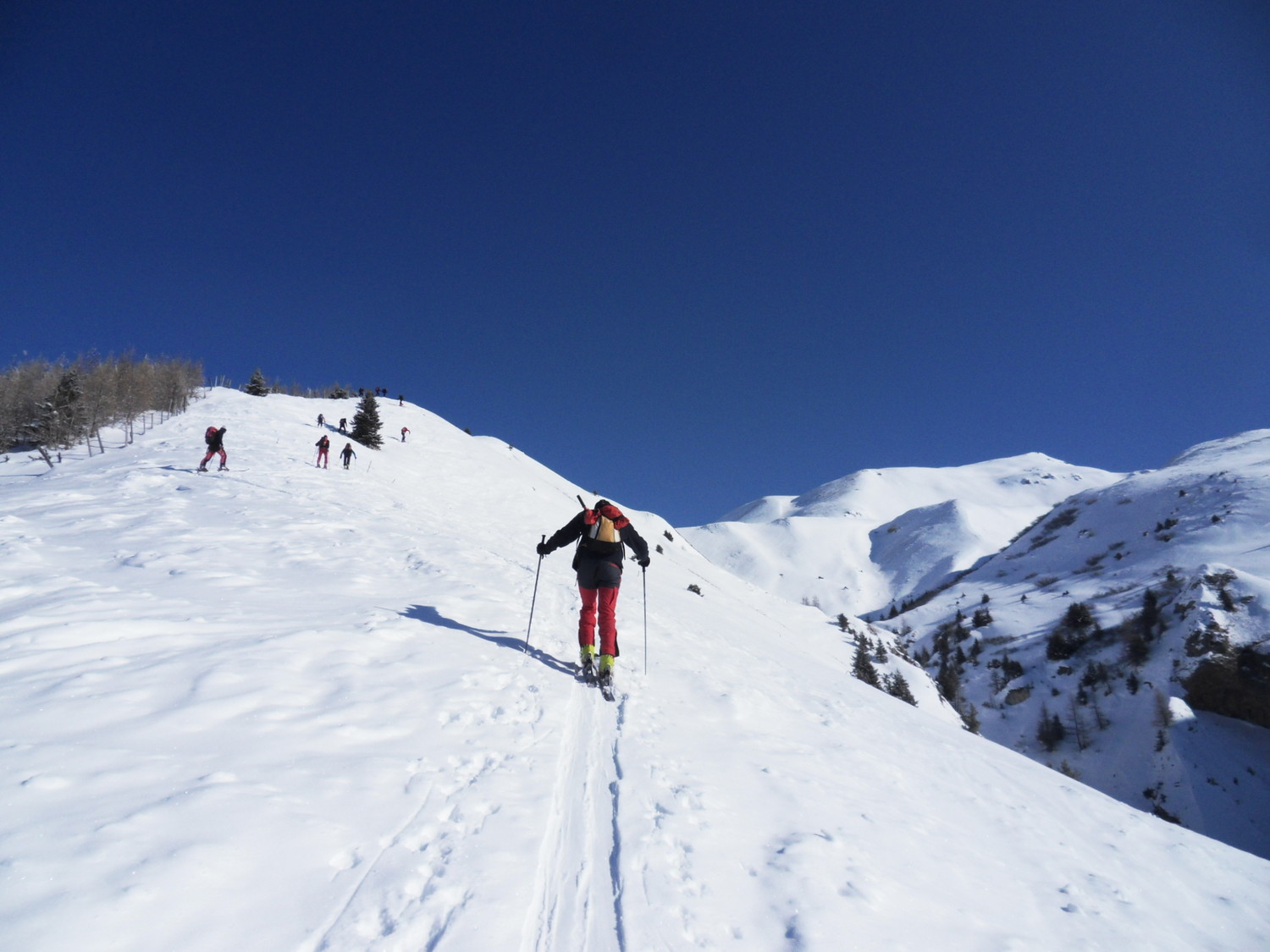 Salita sulla cresta dell'Alp Andies