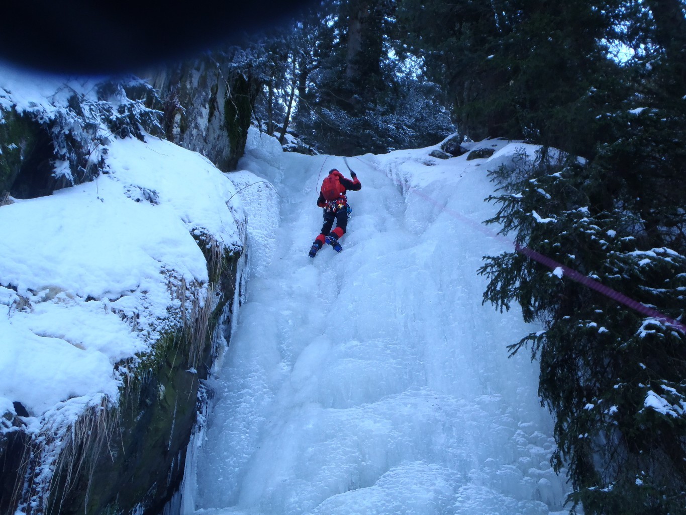 cascade de glace