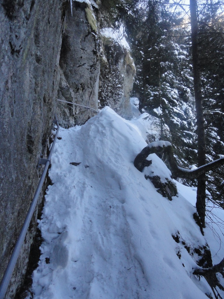 Sentier de roches