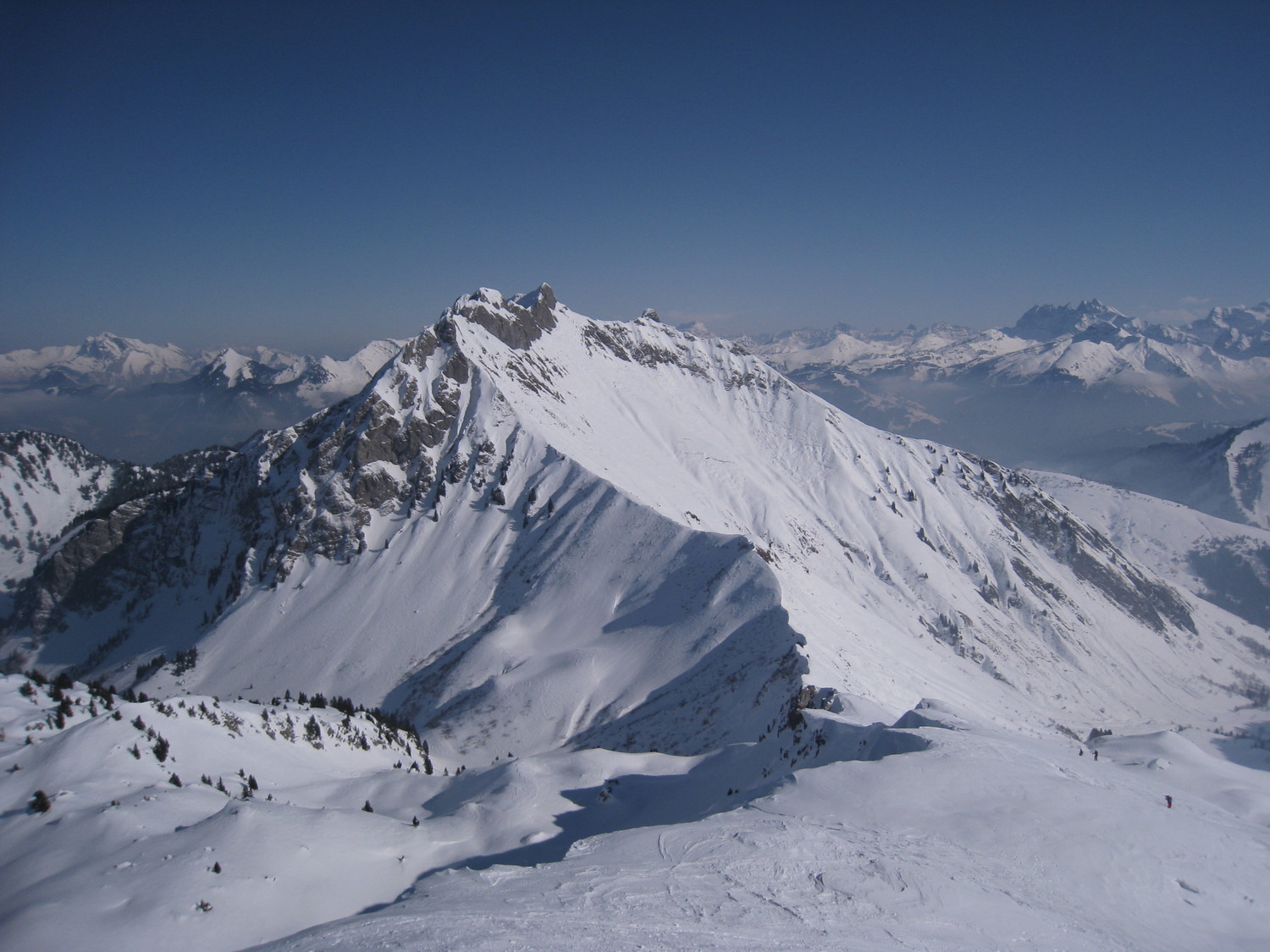 Pointe Chalune - vue vers Roc d'Enfer