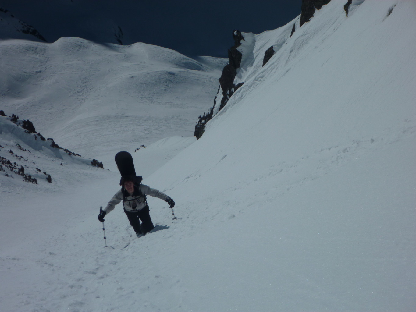 Couloir pour accéder à la Pointe Alph.Favre