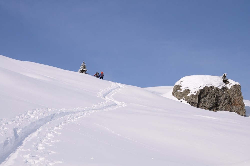risalendo alla quota piu bassa
