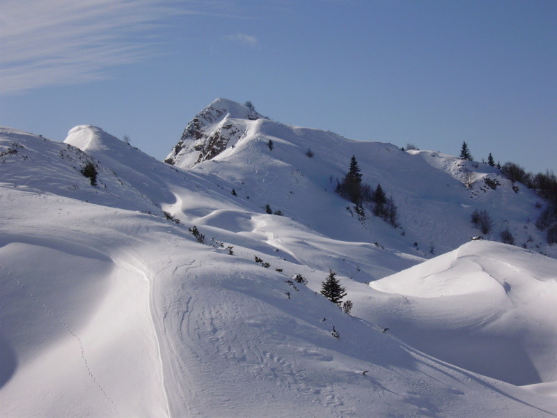 ski depuis le pt 1712 (vers le Tuc de Pedrous)