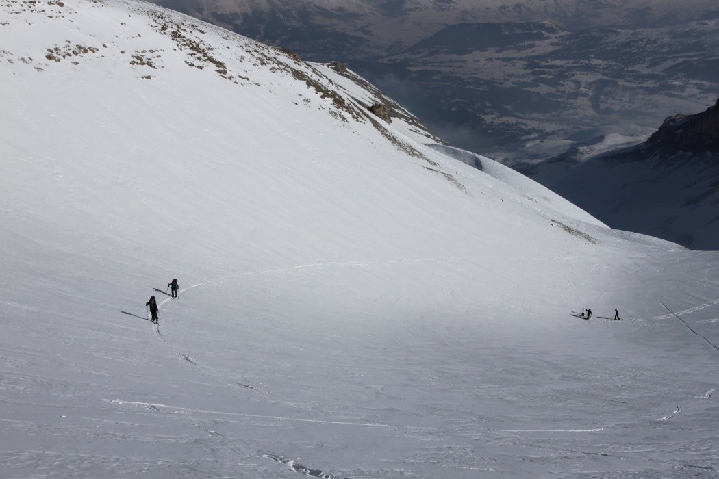 montée par le vallon froid