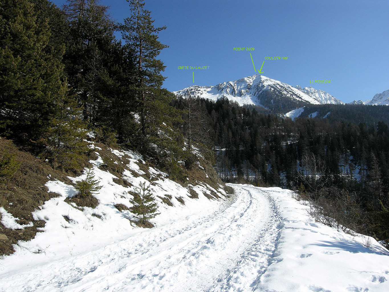 point 2609m ou Pic du Lauzet