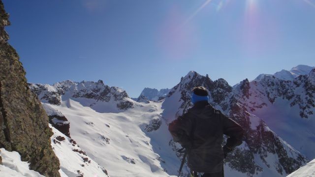 Le Chef qui admire le beau paysage !