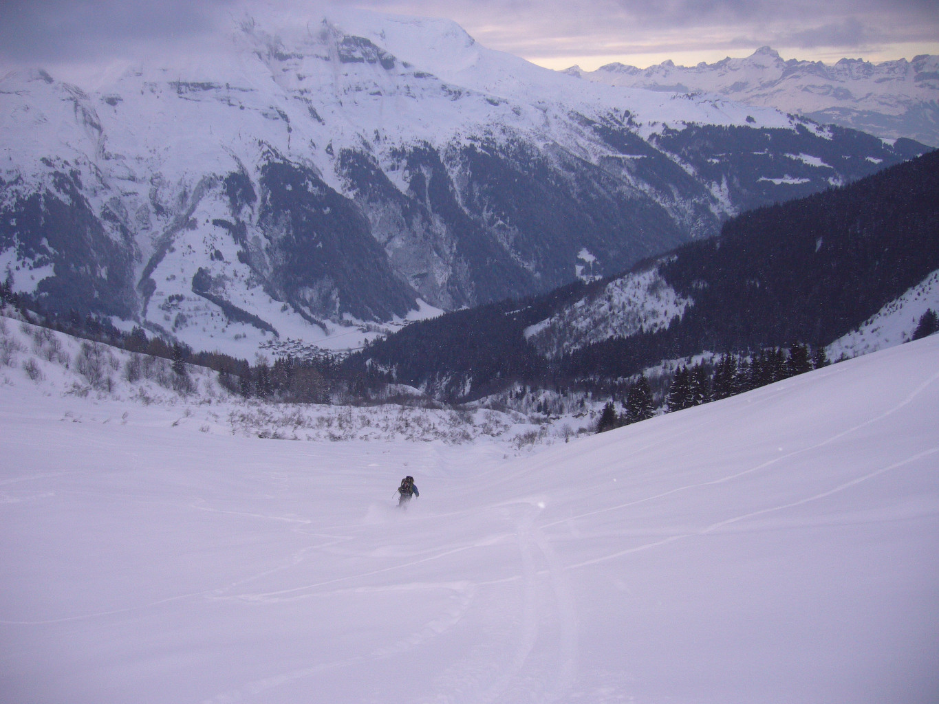 et petit session powpow pour bien finir la journée ..