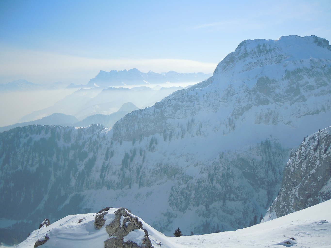 Vue sur les Dents du Midi