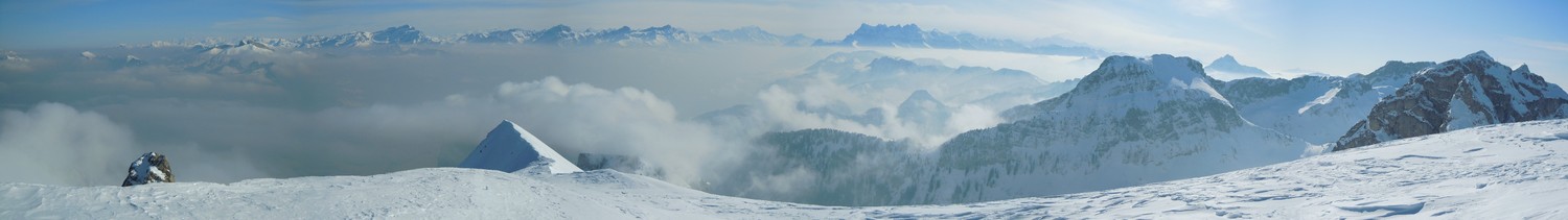 Depuis le sommet