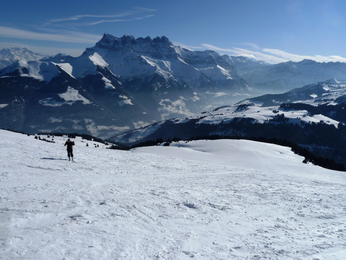Autre point de vue: Val d'illiez et les Dents du Midi, toujours