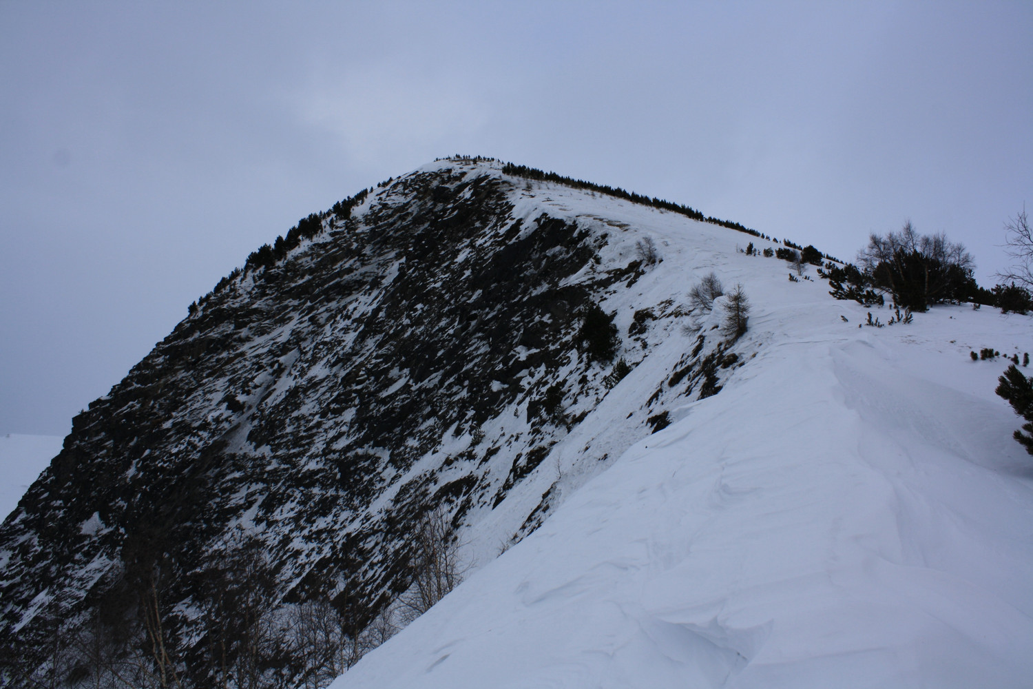 L'arête NW de la Grande Aiguille