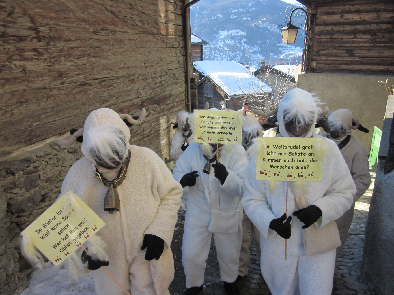 Carnaval, les nez noirs de Visperterminen