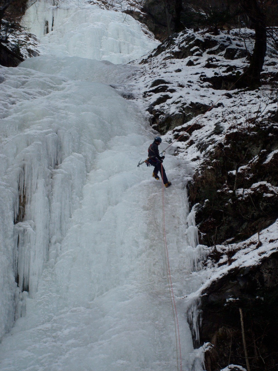 descente de la 1ère longueur