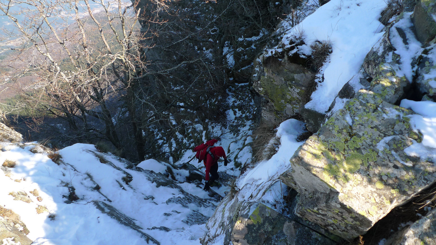 Grimpada dels Castellets en mixt