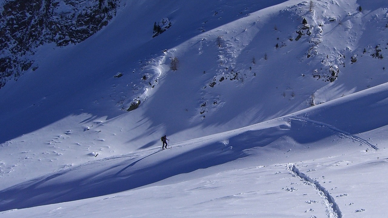Pointe Ronde - La trace où nous avons laissé de la cuisse (retour à pte ronde lourde et collante)
