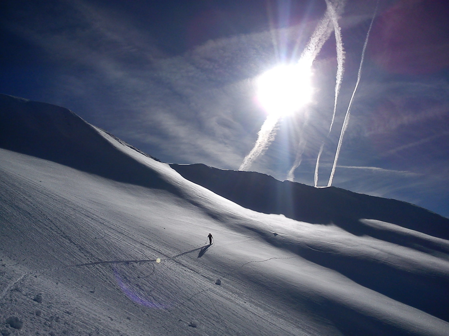 A l' Approche des sommets des Pointes