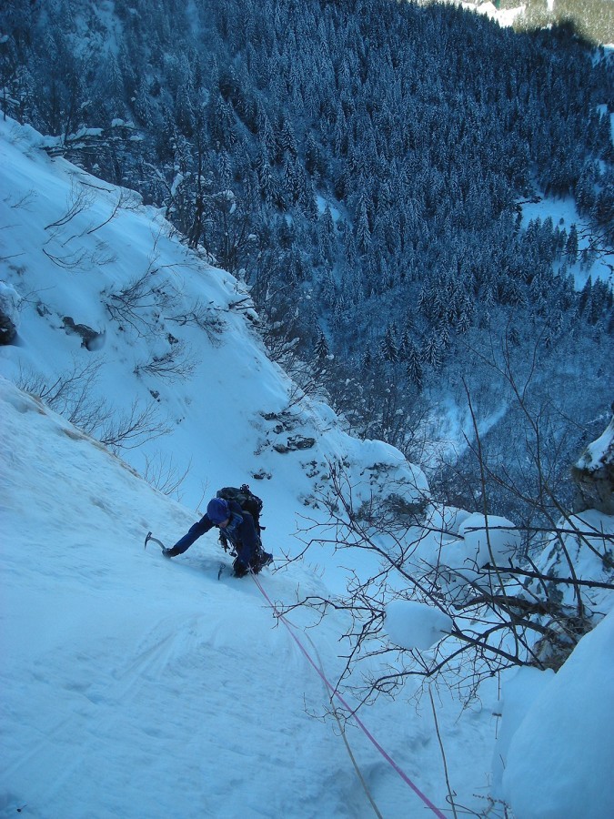 Dans la goulotte