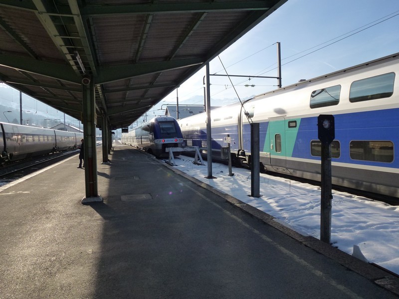 A la gare du Fayet