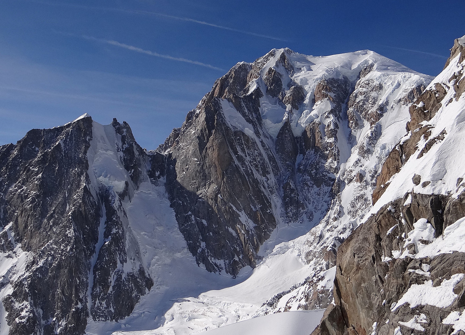 Vue depuis le col d'Entrèves