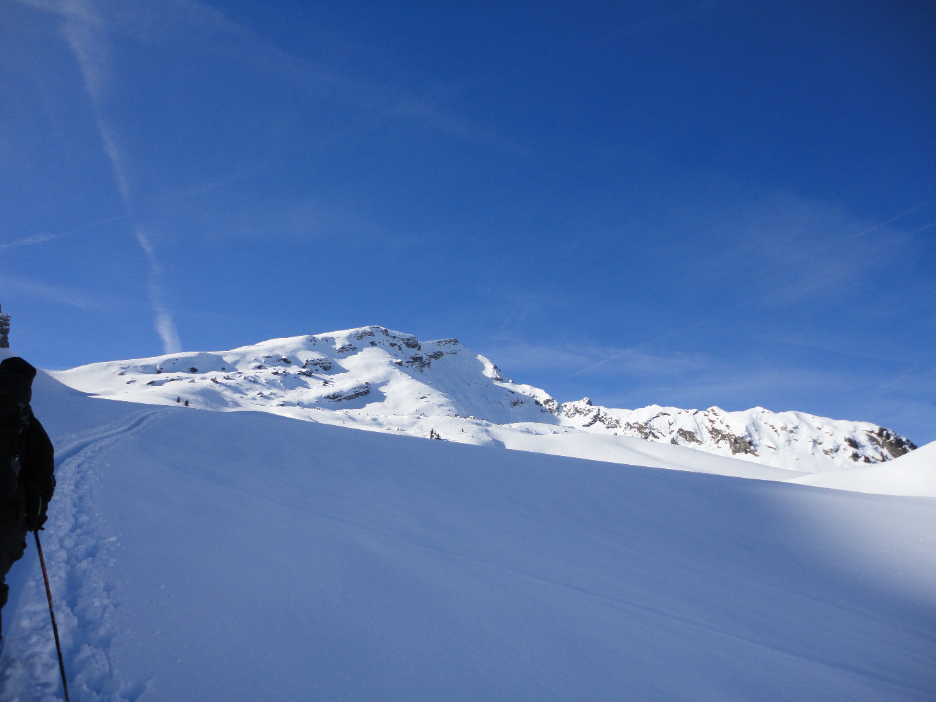 Vue sur le sommet depuis Seron