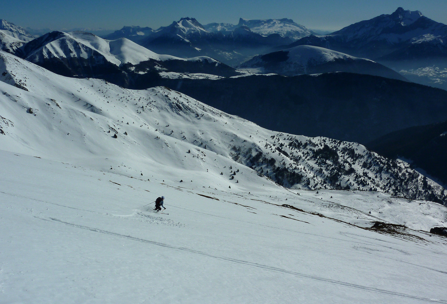 Ski grand large