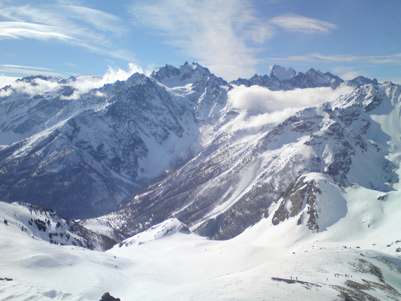 au sommet NW crête du chardonnet 3