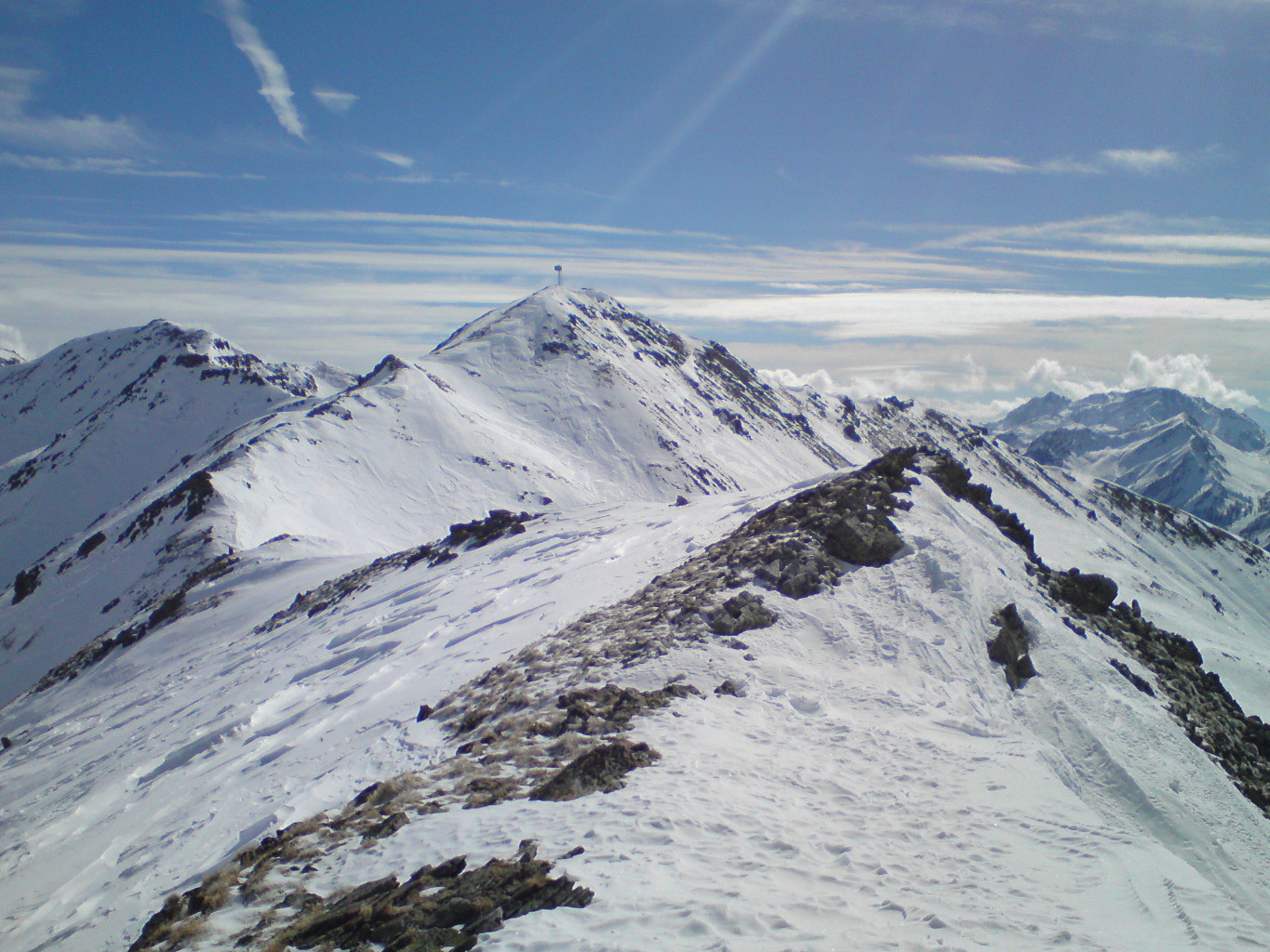 au sommet NW crête du chardonnet 2