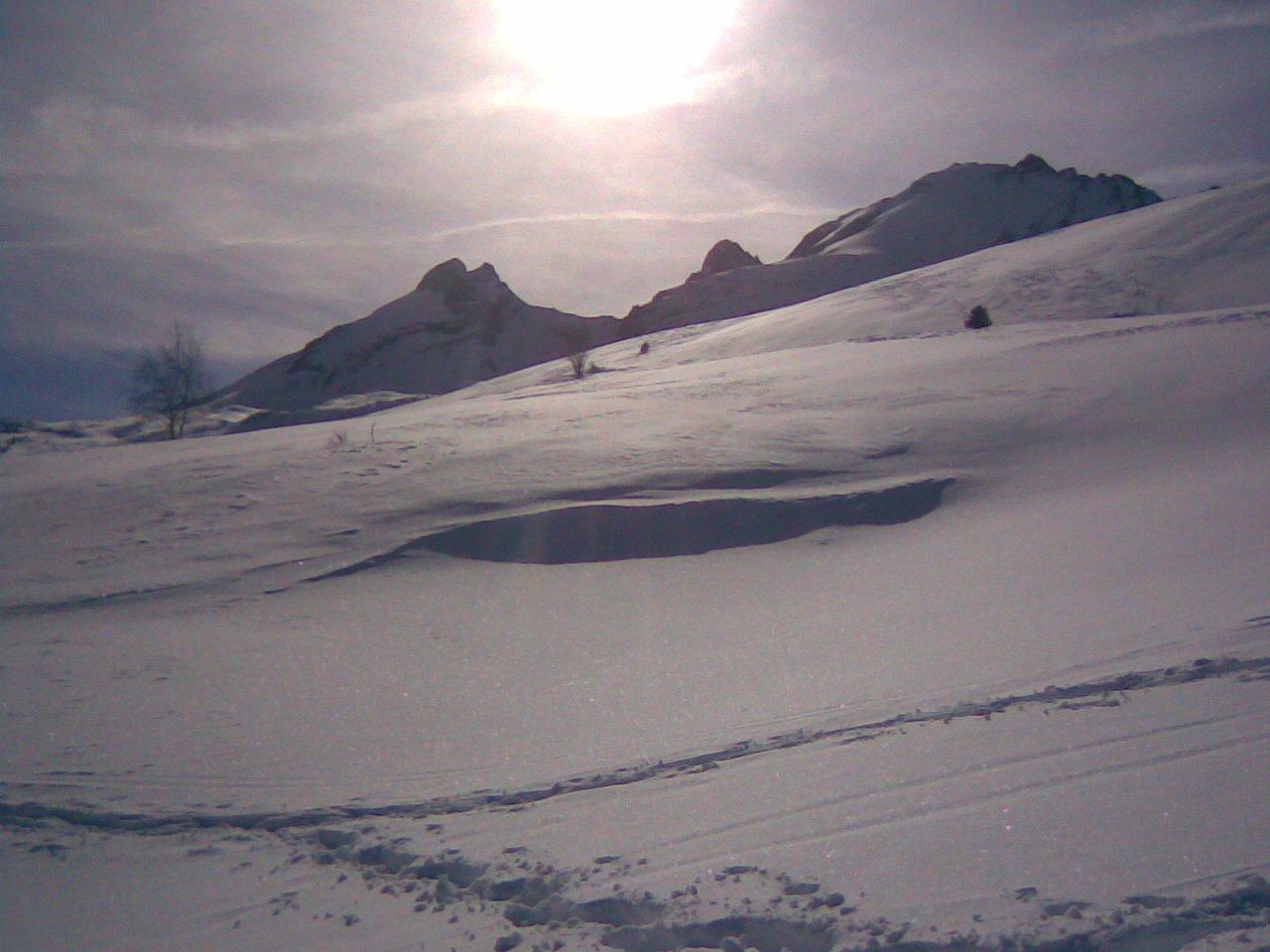 Joli paysage sur l'alpage d'Arplane