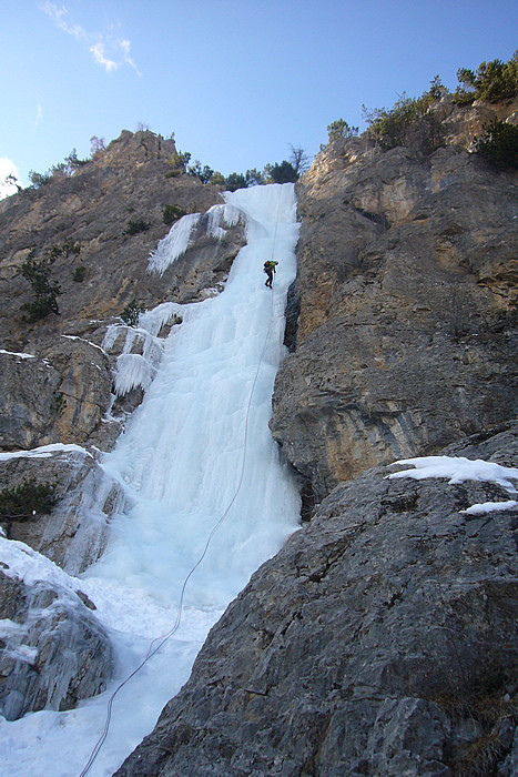 Longueur 1, descente en rappel