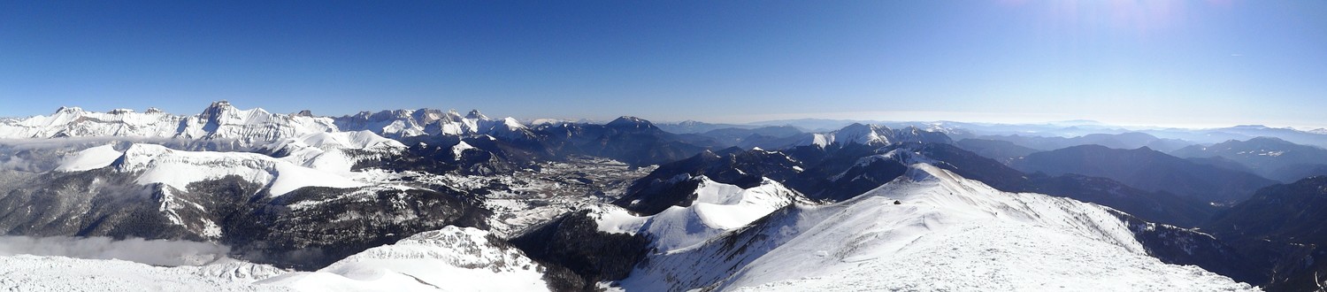 vue du sommet sud est