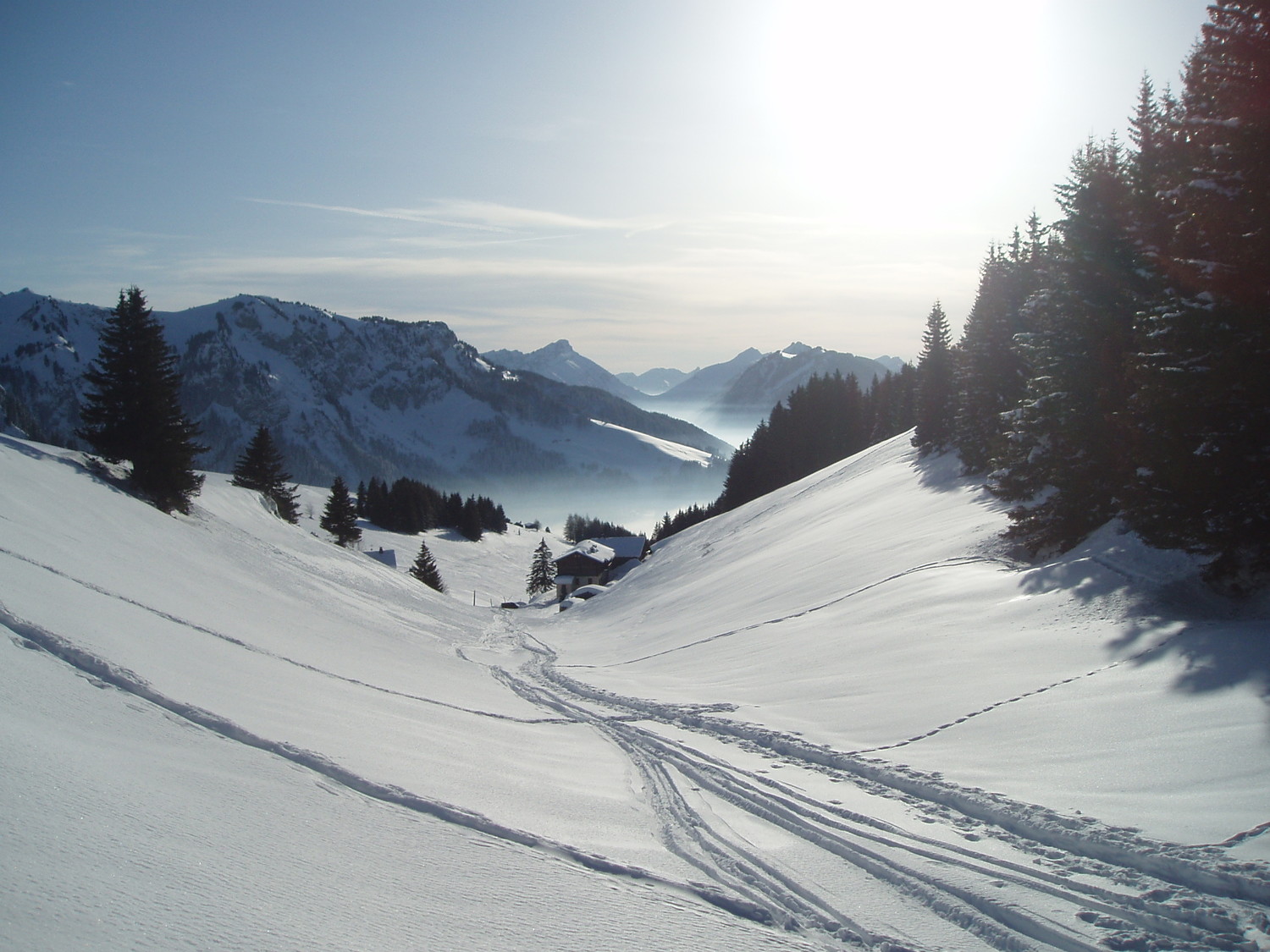 Fin de journée - Chalet de Cenise