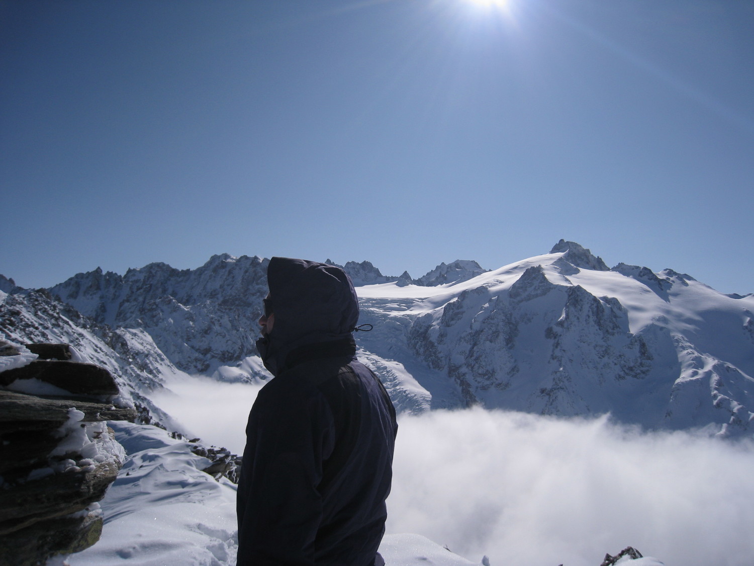 Pointe Ronde (2700m) -Chris au sommet