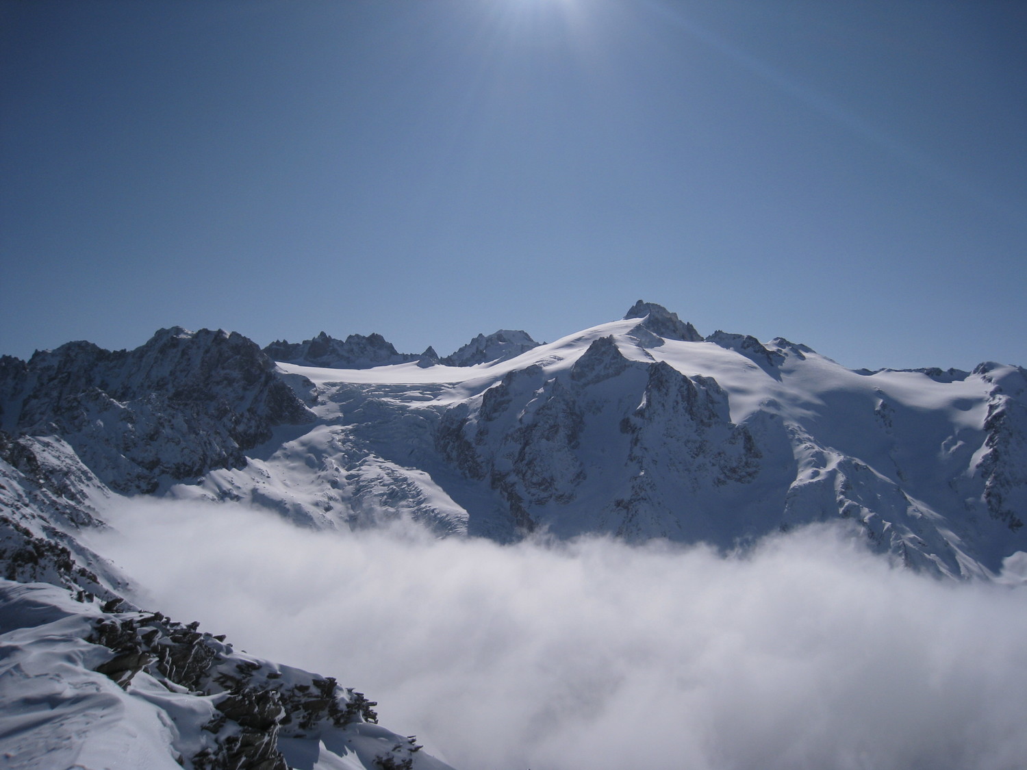 Gl. du Trient - vue depuis le sommet Pointe Ronde