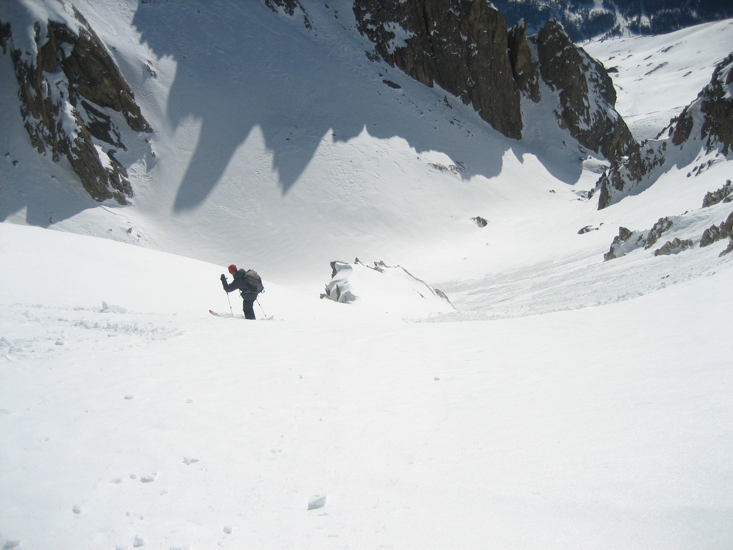 Descente versant S de la Crête de la Grande Manche