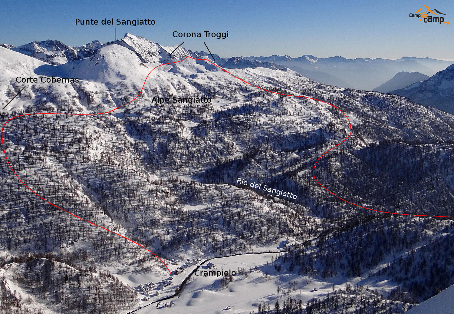 Corona Troggi - Alpe Dèvero > Crampiolo