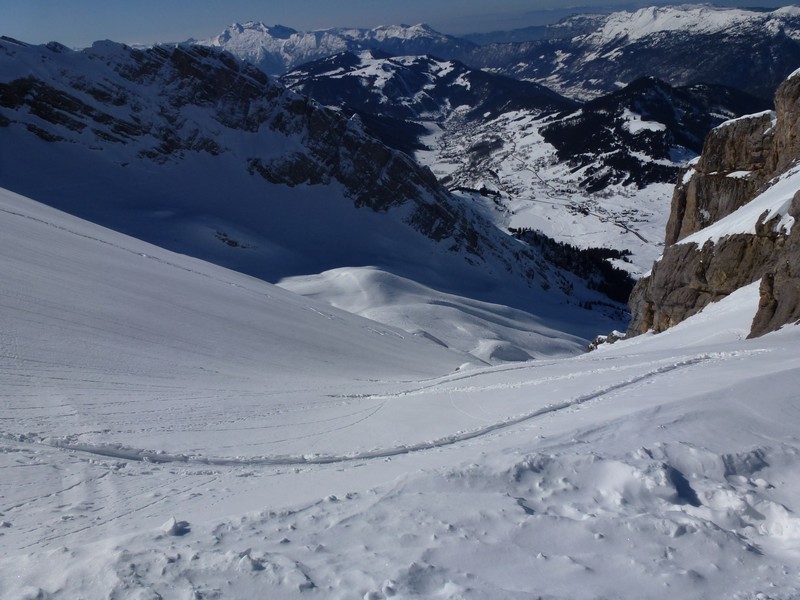 Au col, côté Grand Crêt