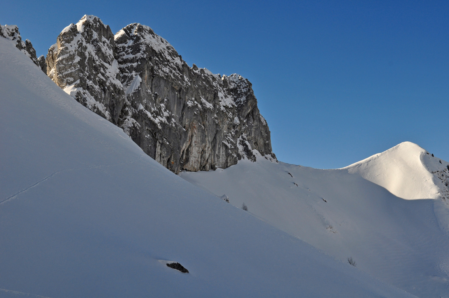 aiguilles de darbon, hier déjà ...