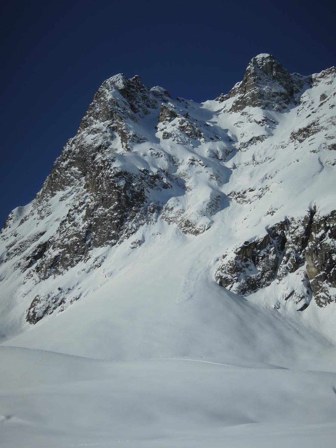 Corne de Loriaz. Au soleil du matin