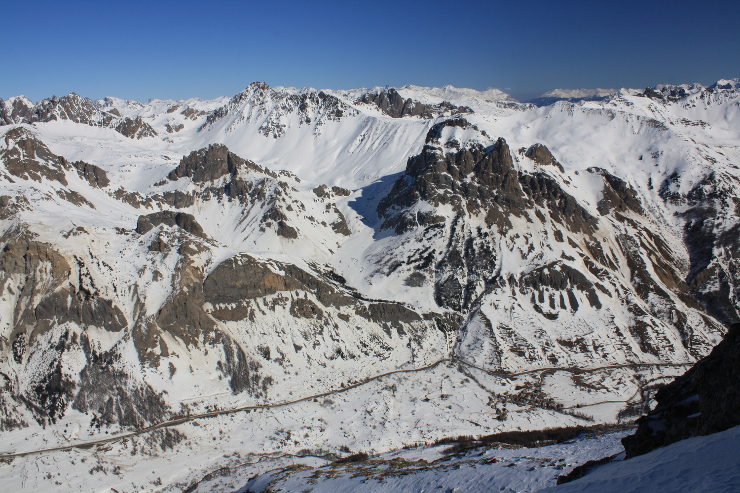 De la Brèche 2900m, vers le NE