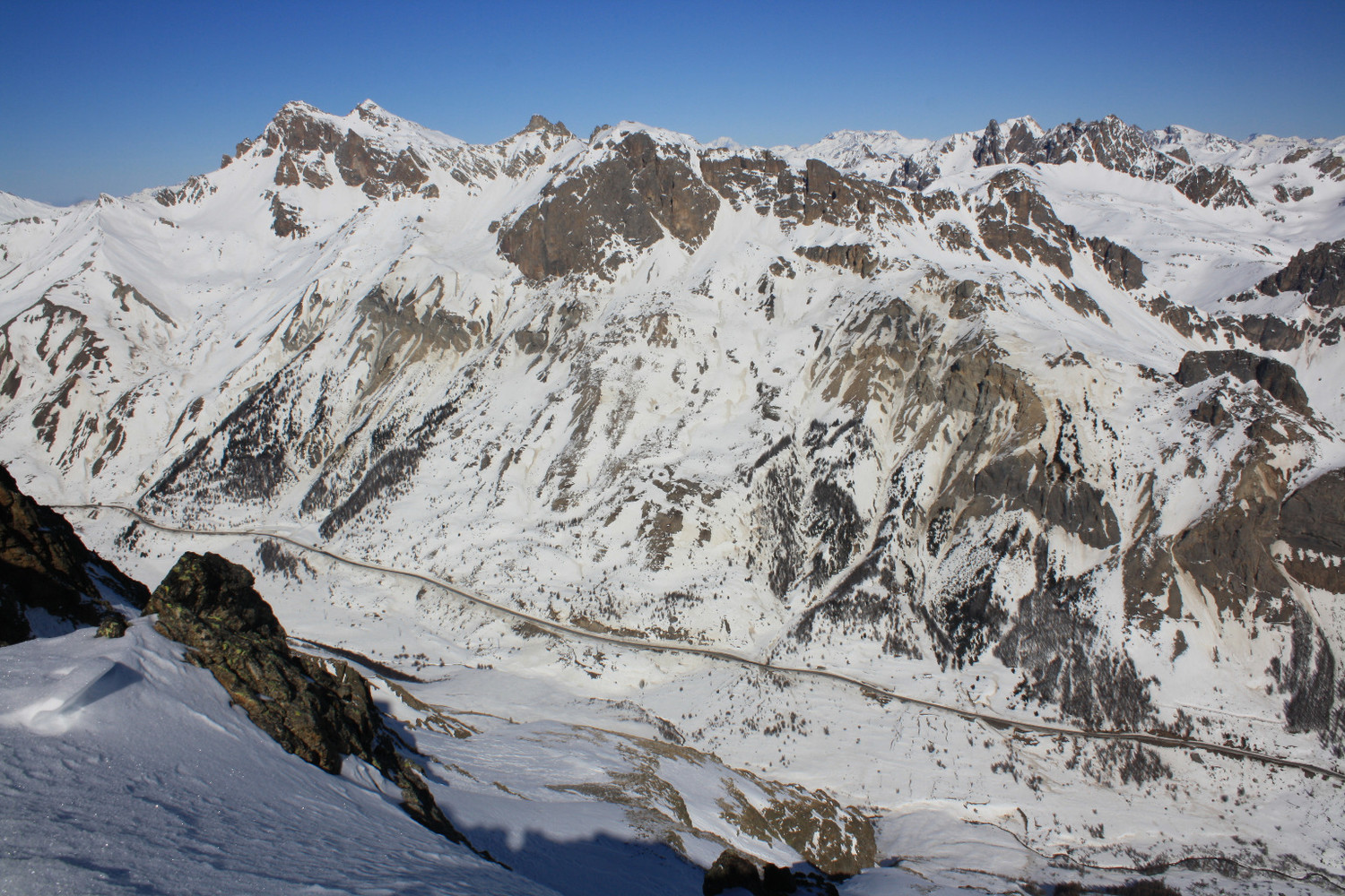 De la Brèche 2900m, vers le NW
