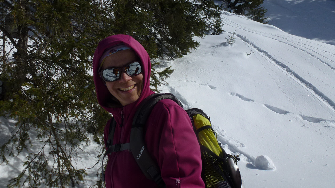 La vie est belle en montagne avec poudre et soleil (image M. Degen)