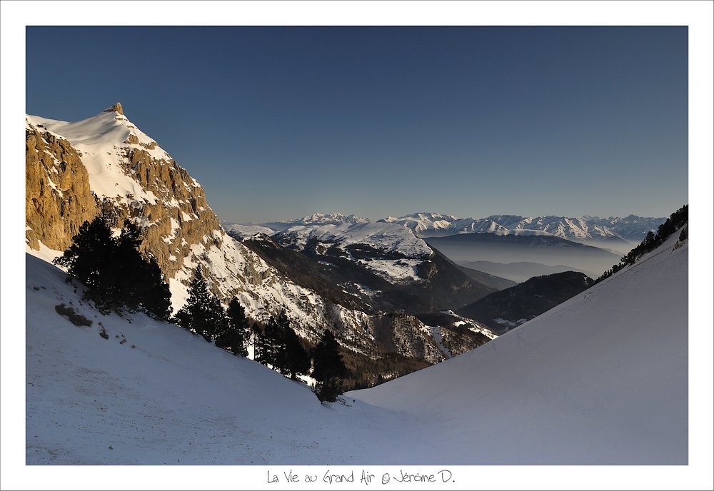 en montant au Pas des Bachassons
