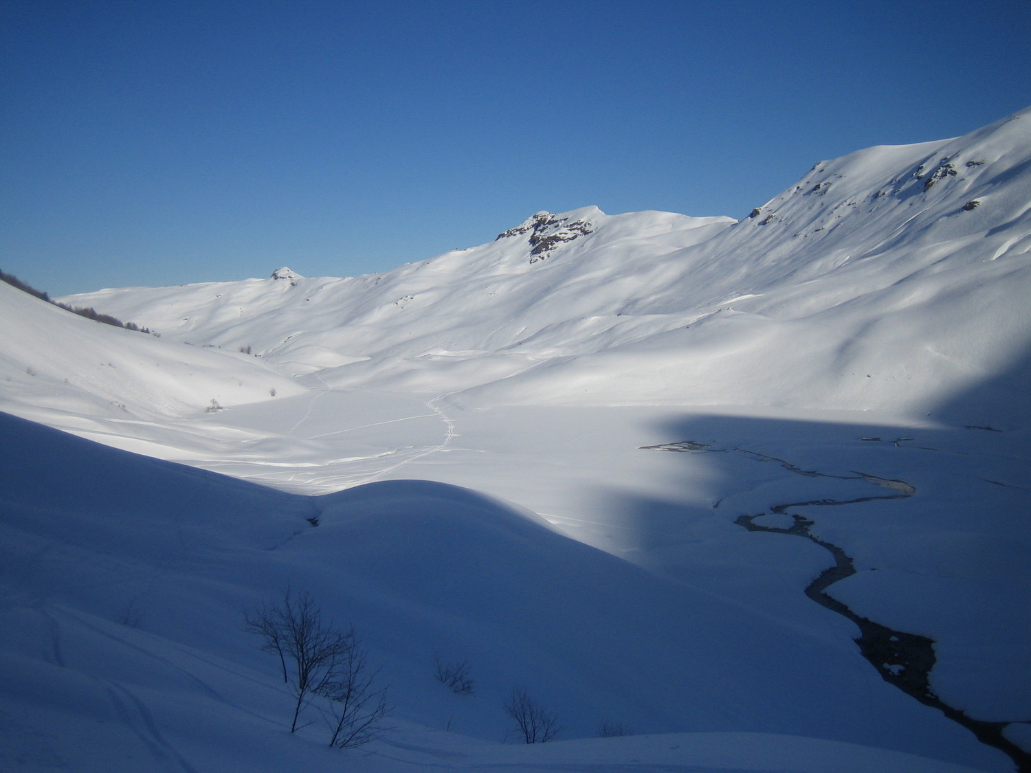 Descente vers le lac Isaby