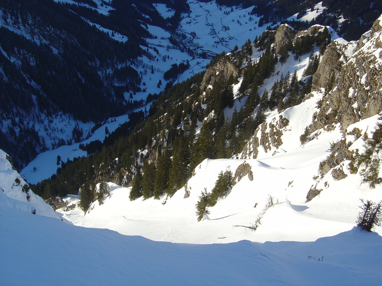 Haut du versant W