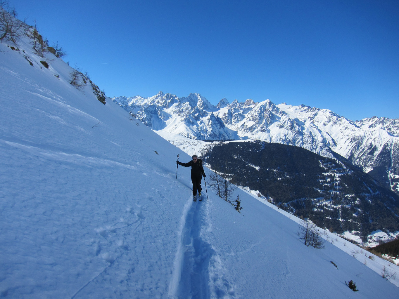 La longue traversée dessous le Grand Revers