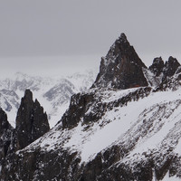 La cabane de Saleina devant les Clochers de Planereuse